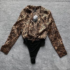 Forever 21 tiger bodysuit